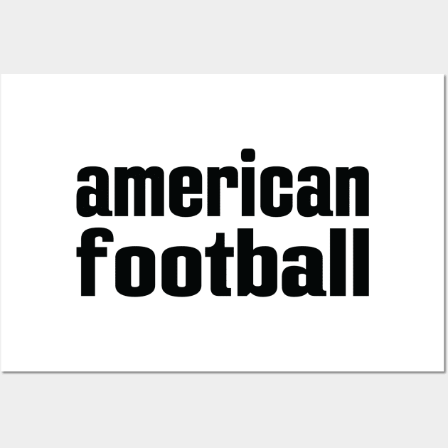 American Football Wall Art by ProjectX23Red